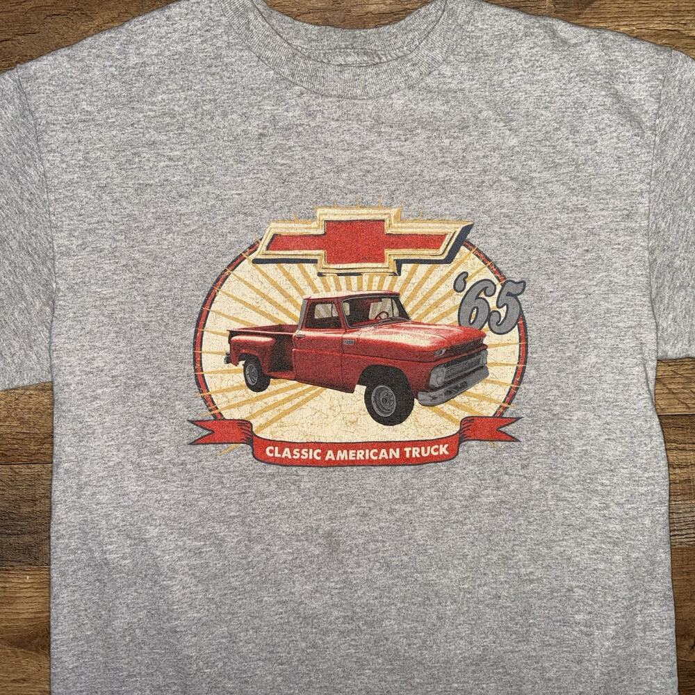 Chevrolet 1965 Classic American Truck T Shirt Grey Size M‎